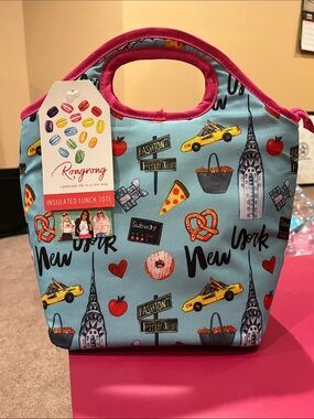 Rongrong DeVoe insulated New York Lunch Tote - Fit and Fresh NWT